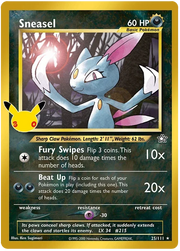 Sneasel 30th Celebration: Classic Collection Classic Collection • 25/111 Holofoil