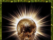 Panini FIFA World Cup Qatar 2022 Sticker FWC 2 Trophy 1/2 Orange