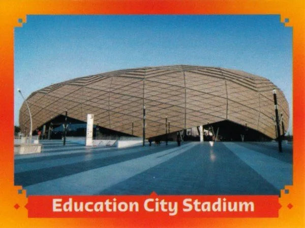 Panini FIFA World Cup Qatar 2022 Sticker FWC 11 Education City Stadium Orange