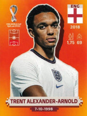 Panini FIFA World Cup Qatar 2022 Sticker ENG 4 Trent Alexander-Arnold Orange