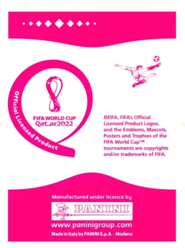 Panini FIFA World Cup Qatar 2022 Sticker WAL 9 Joe Rodon Orange