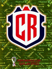 Panini FIFA World Cup Qatar 2022 Sticker CRC 1 Emblem Orange