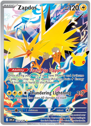 Zapdos 30th Celebration Illustration Rare • 133/128 Holofoil