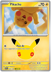 Pikachu 30th Celebration None • 026/128 Holofoil