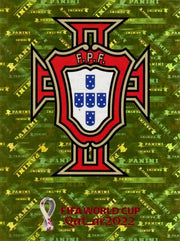Panini FIFA World Cup Qatar 2022 Sticker POR 1 Emblem Orange
