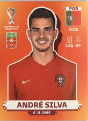 Panini FIFA World Cup Qatar 2022 Sticker POR 16 André Silva Orange