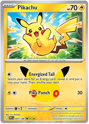 Pikachu 30th Celebration None • 037/128 Holofoil