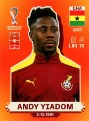 Panini FIFA World Cup Qatar 2022 Sticker GHA 9 Andy Yiadom Orange