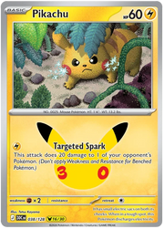 Pikachu 30th Celebration None • 038/128 Holofoil