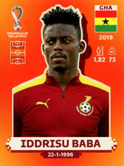 Panini FIFA World Cup Qatar 2022 Sticker GHA 10 Iddrisu Baba Orange