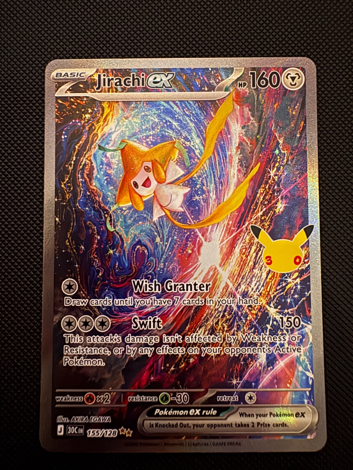 Jirachi ex 155/128 (30th Celebration)