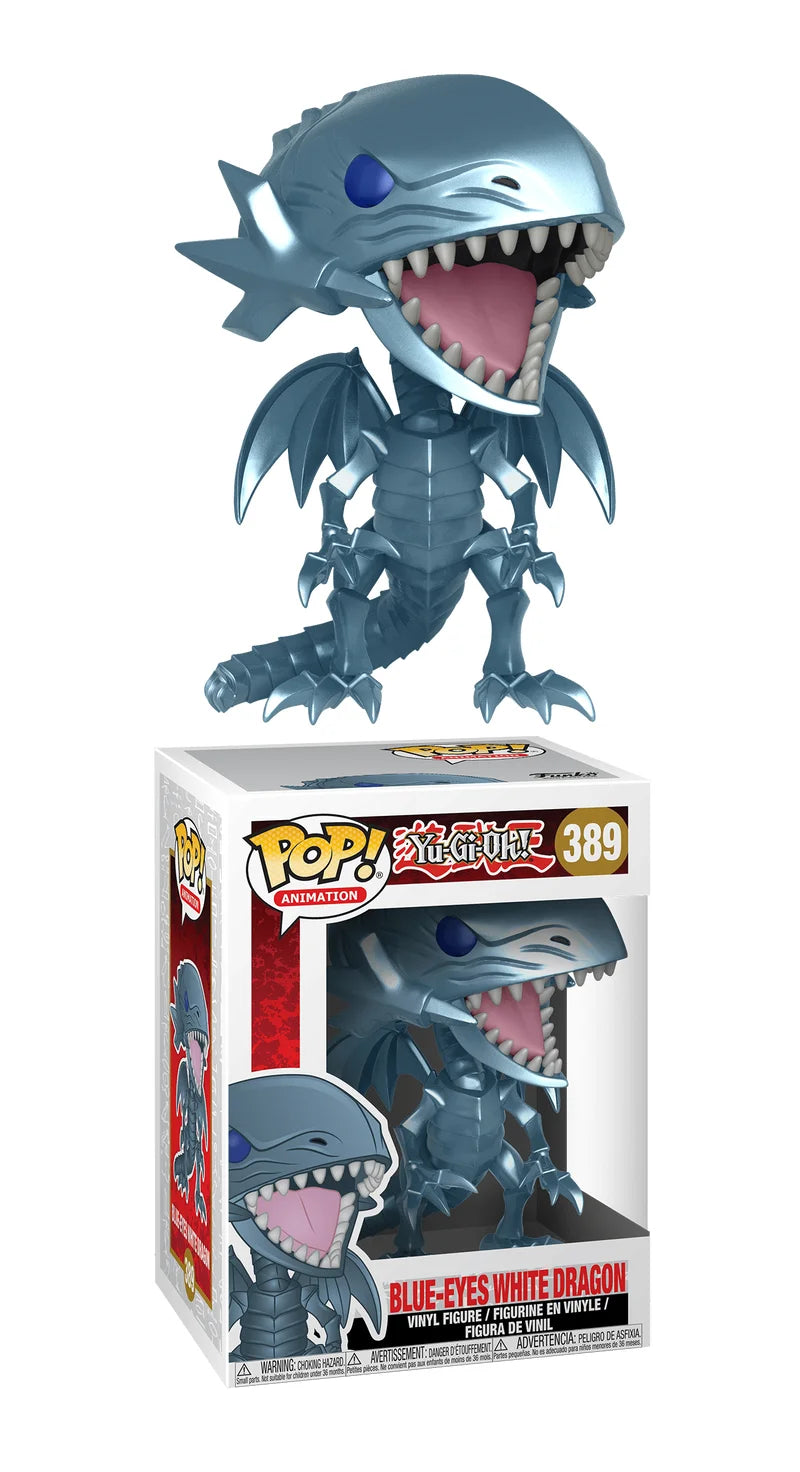 Funko Pop! Animation : Yu Gi Oh - Blue Eyes With White Dragon #389