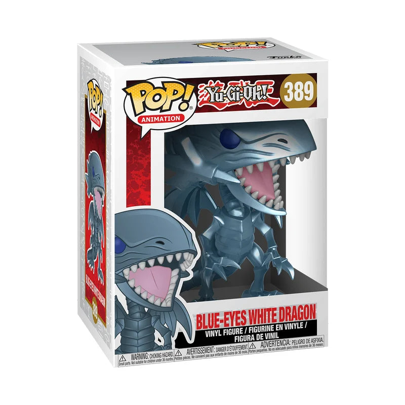 Funko Pop! Animation : Yu Gi Oh - Blue Eyes With White Dragon #389