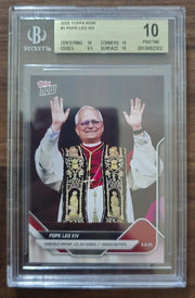 2025 Topps Now #1 Pope Leo XIV Beckett BGS 10