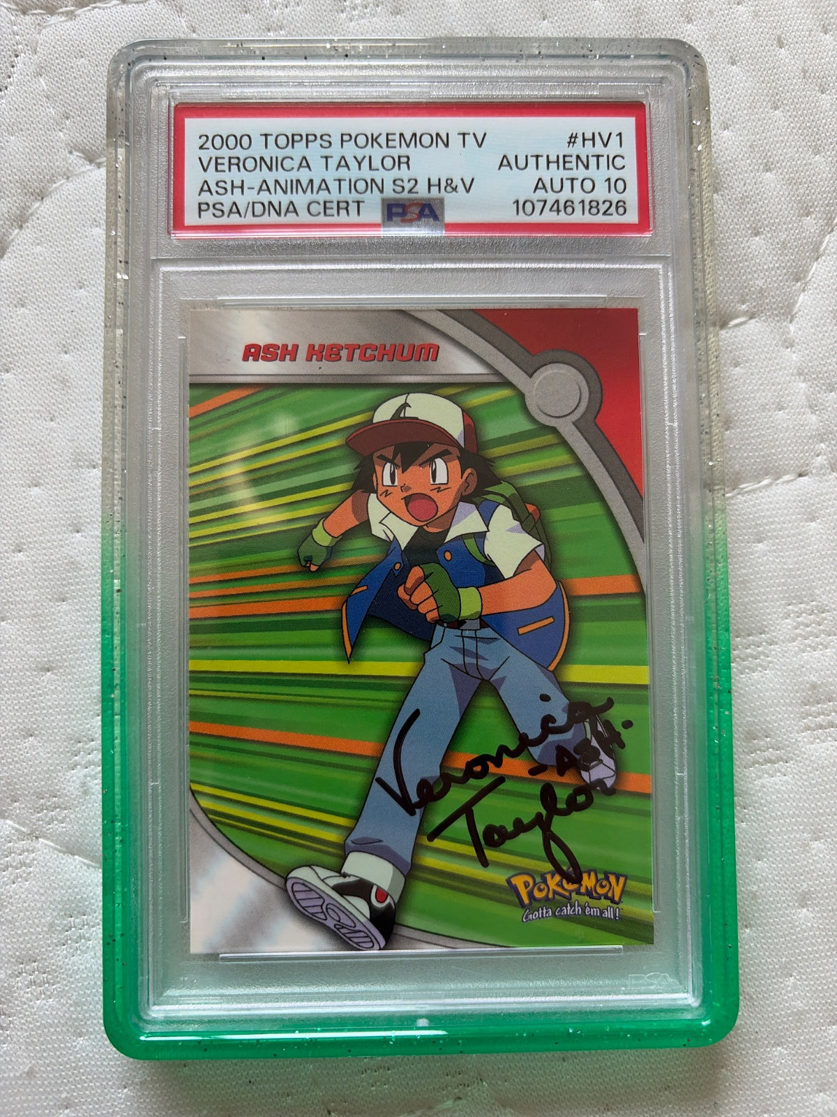 Ash animation signed Veronica taylor