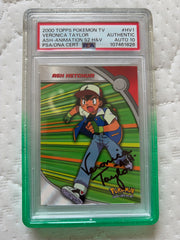 Ash animation signed Veronica taylor