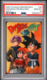 2026 Itajaga Dragon Ball Vol. 9 - Son Goku, Pan, Trunks & Giru #9-30 PSA10