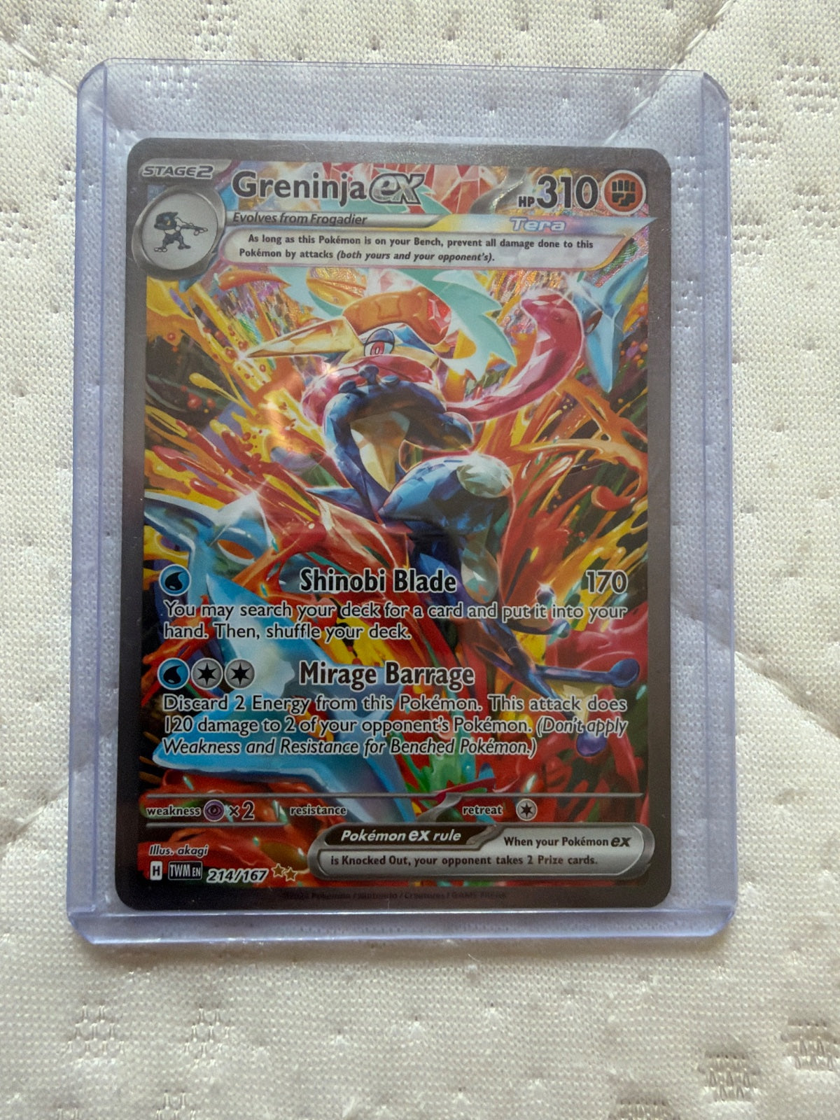 Greninja ex 214/167 (Twilight Masquerade)
