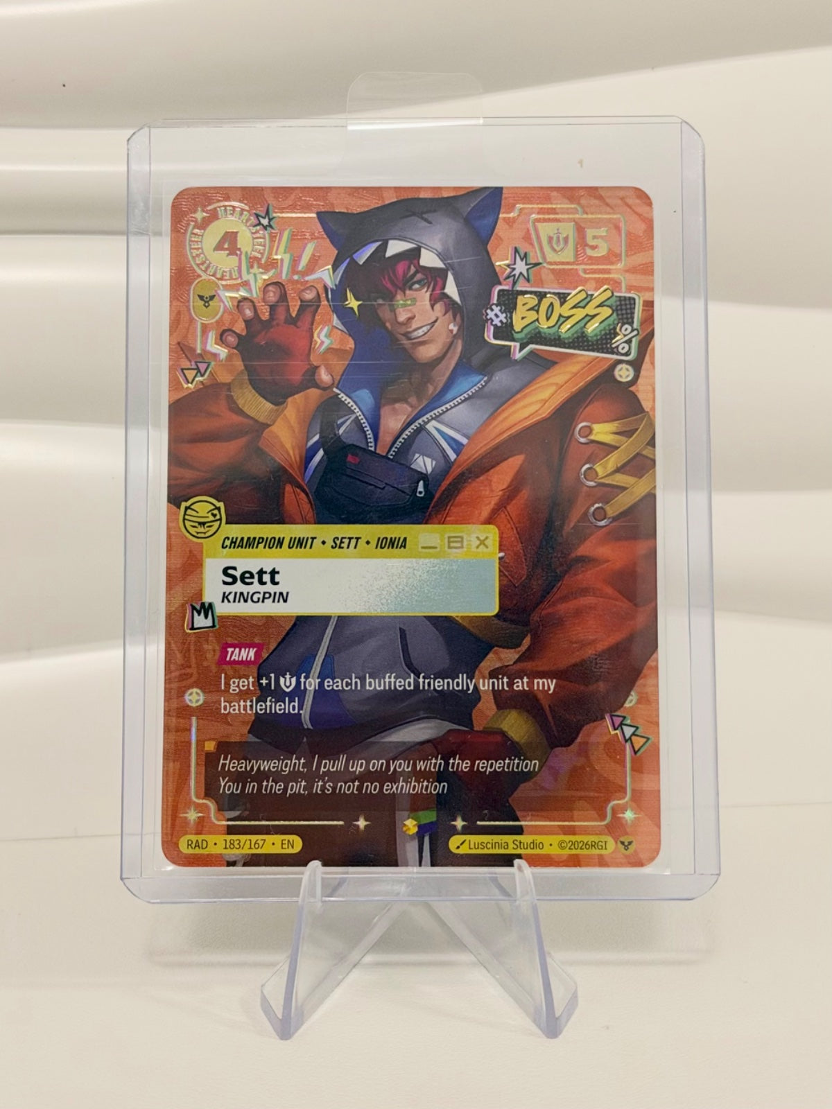 Sett, Kingpin (Showcase) 183/167 (Radiance)