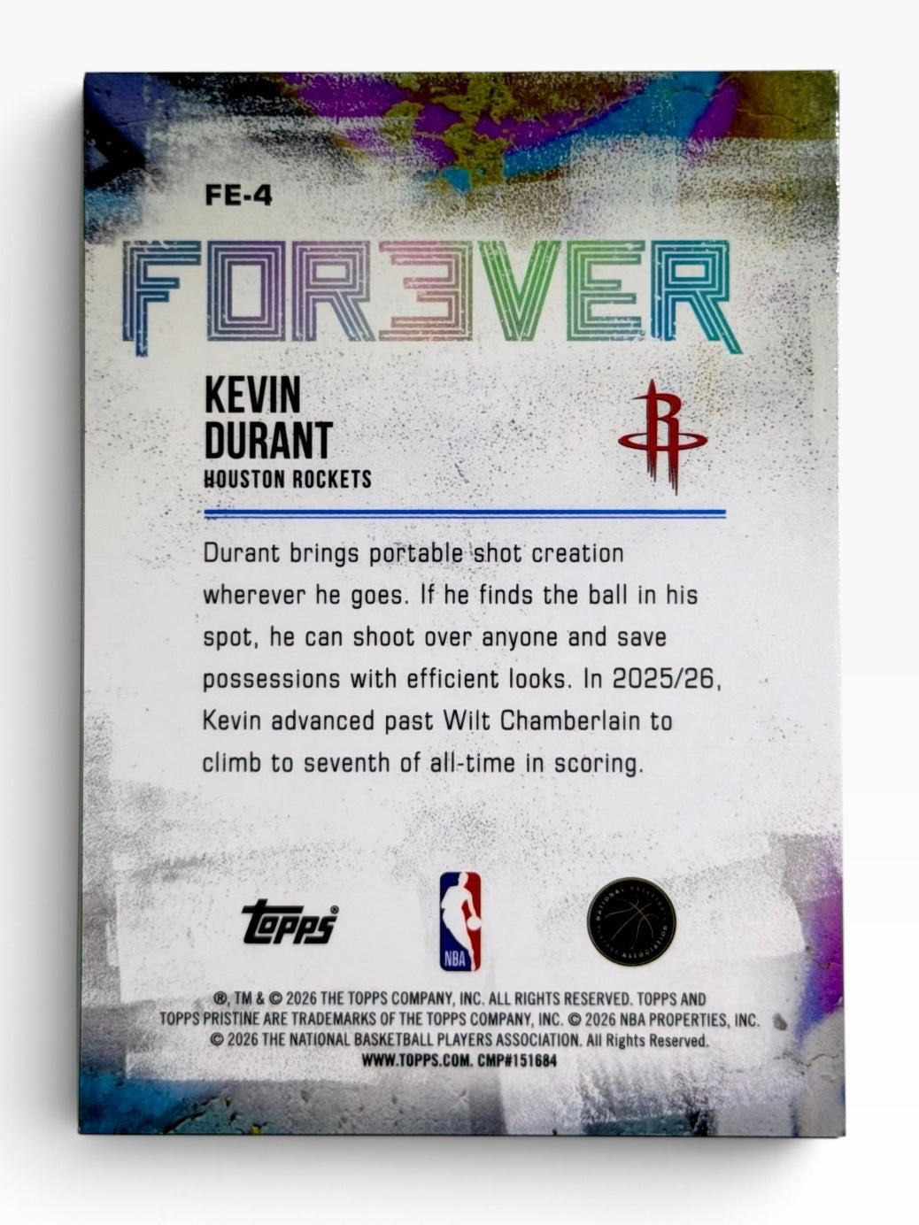2025-26 Topps Pristine Kevin Durant Forever