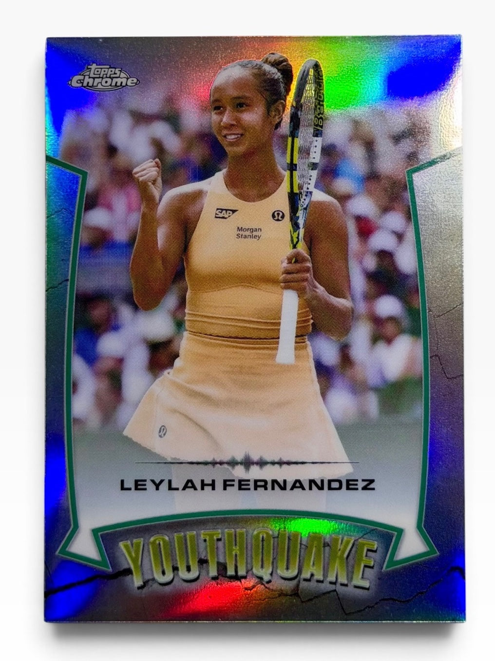 2026 Topps Chrome Tennis Leylah Fernandez Youthquake Refractor