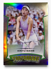 2026 Topps Chrome Tennis Xinyu Wang Youthquake Refractor