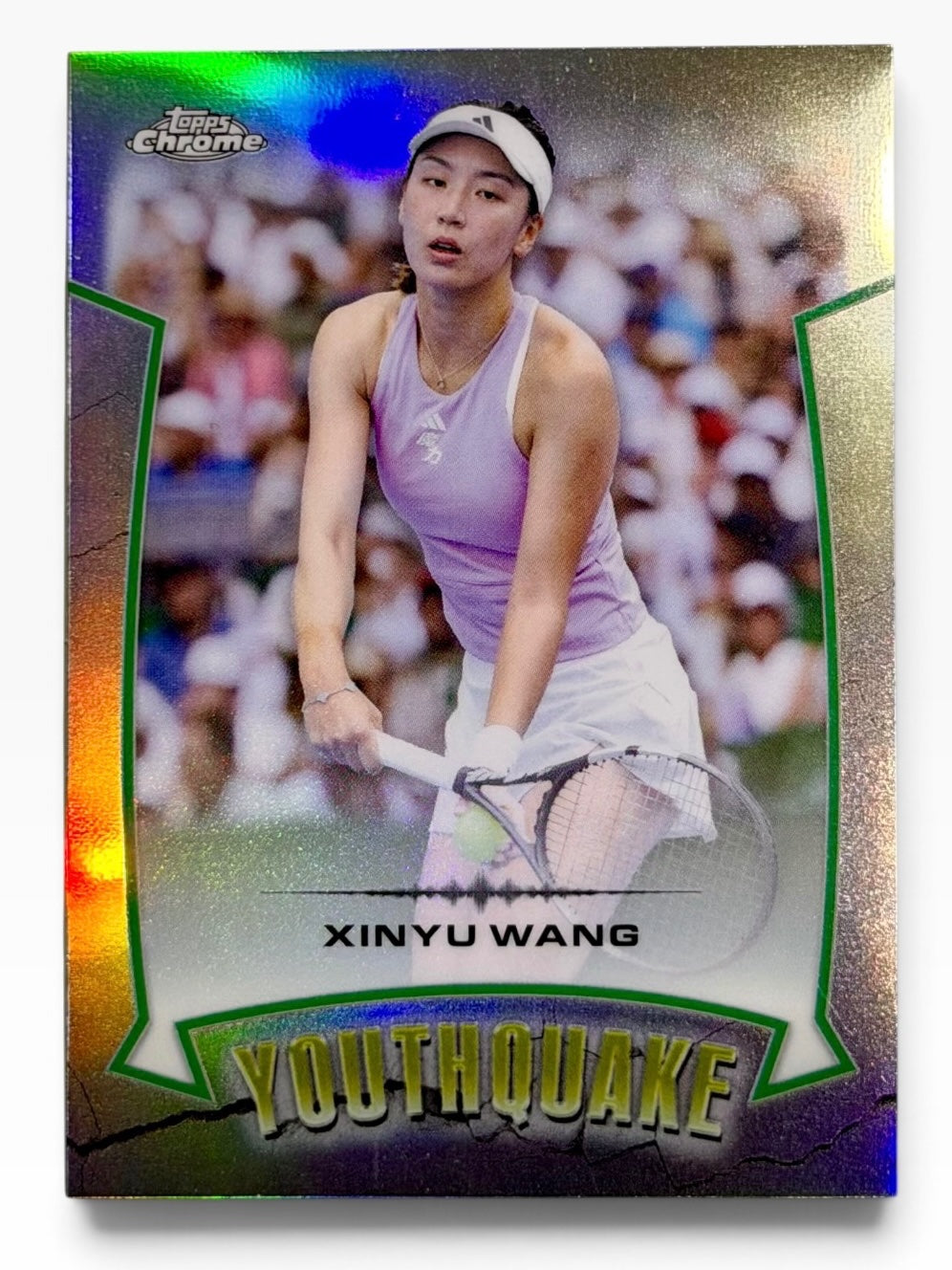 2026 Topps Chrome Tennis Xinyu Wang Youthquake Refractor