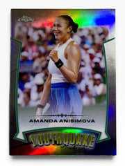 2026 Topps Chrome Tennis Amanda Anisimova Youthquake Refractor