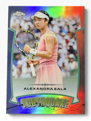 2026 Topps Chrome Tennis Alexandra Eala Youthquake Refractor