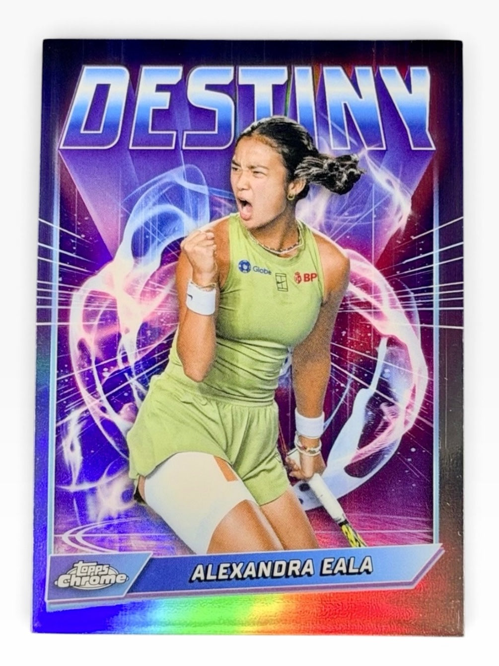 2026 Topps Chrome Tennis Alexandra Eala Destiny Refractor