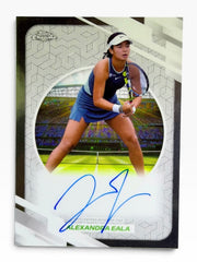 2026 Topps Chrome Tennis Alexandra Eala On-Card Auto