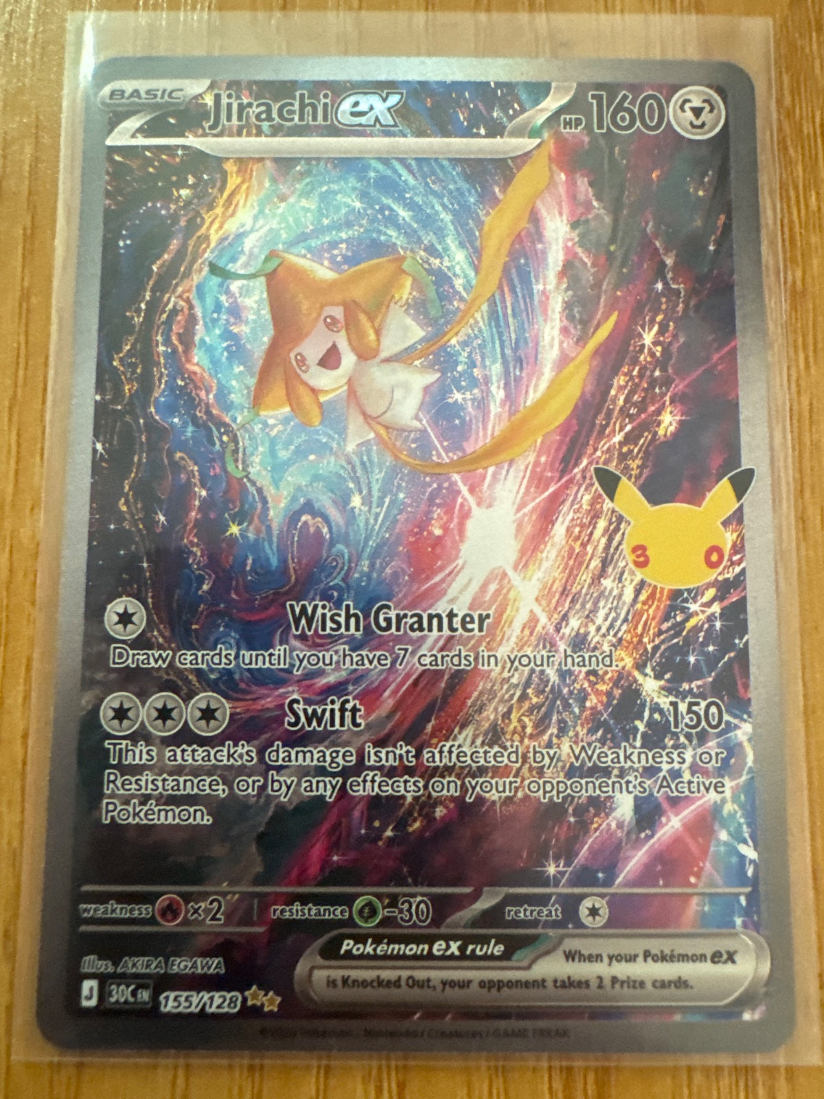Jirachi ex 155/128 (30th Celebration)