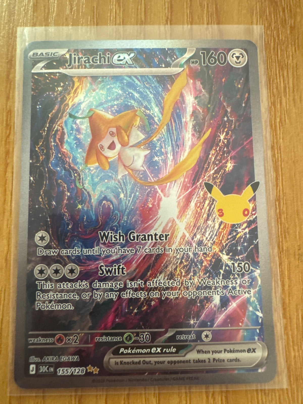 Jirachi ex 155/128 (30th Celebration)