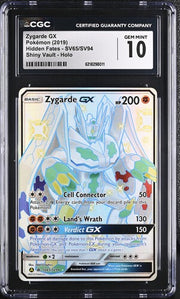 Zygarde GX SV65/SV94 (Hidden Fates: Shiny Vault) — CGC 10
