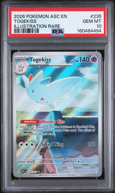Togekiss 235/217 (Ascended Heroes) — PSA 10