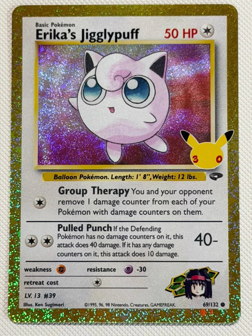 Erika's Jigglypuff 30th Celebration: Classic Collection Classic Collection • 69/132 Holofoil