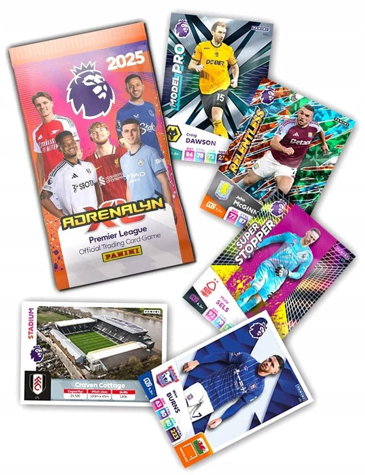 2025 Panini XL Adrenalyn PREMIER LEAGUE - Box of 36 Sachets x 6 Trading Cards Sealed