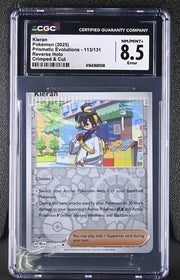 POP 1 ERROR Kieran Pokemon 2025 Crimped and Cut