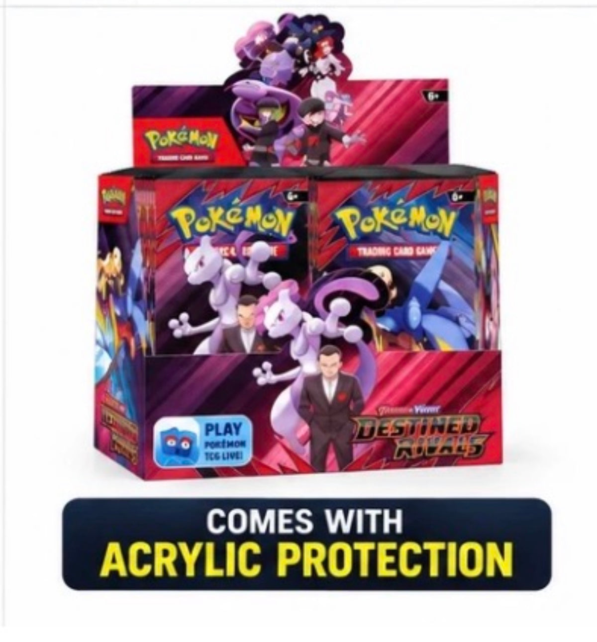 Destined Rivals Booster Box with acrylic