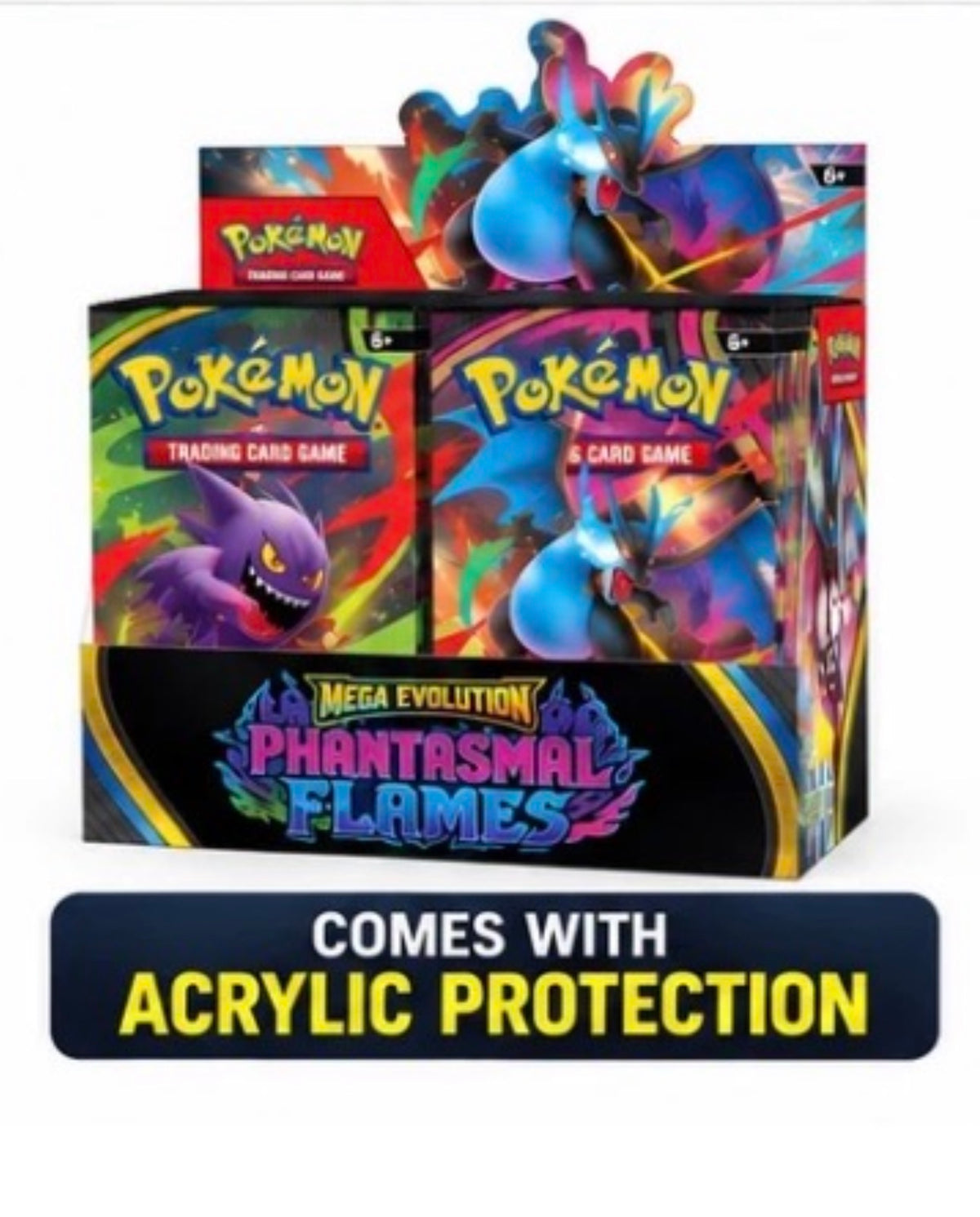 Phantasmal Flames Booster Box with acrylic
