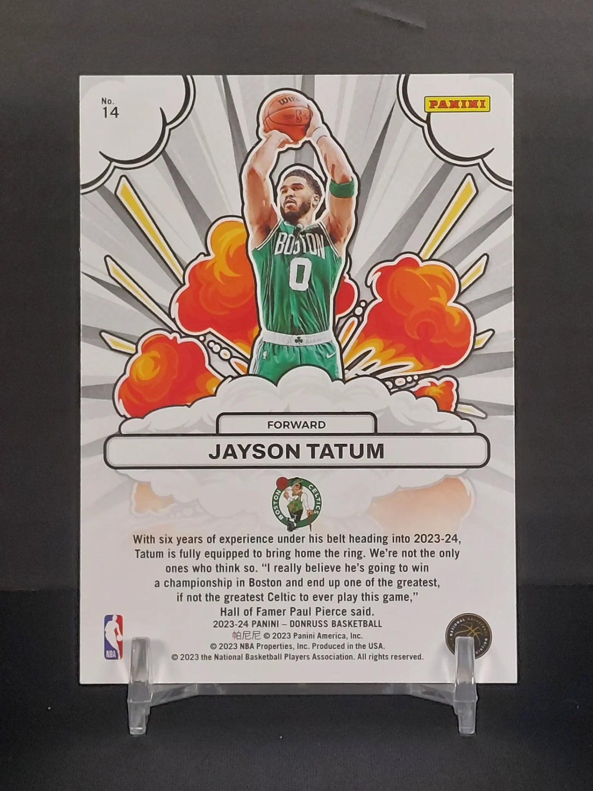 JAYSON TATUM #14 - 2023-24 Panini Donruss Basketball, Bomb Squad