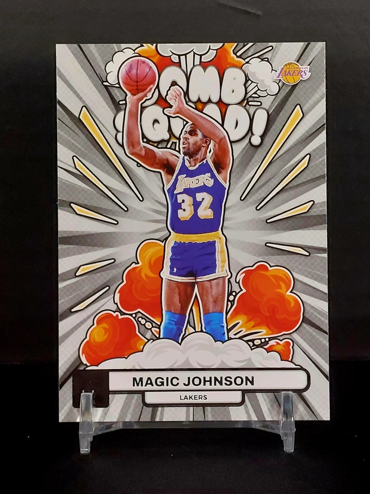 MAGIC JOHNSON #20 - 2023-24 Panini Donruss Basketball, Bomb Squad