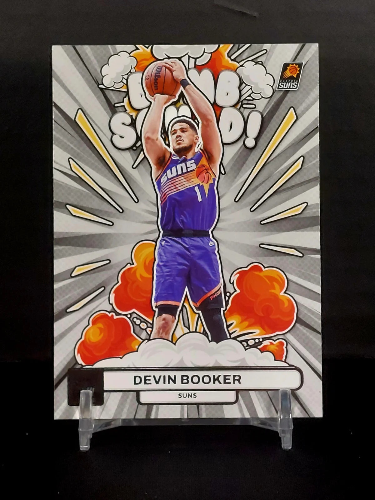 DEVIN BOOKER #5 - 2023-24 Panini Donruss Basketball, Bomb Squad