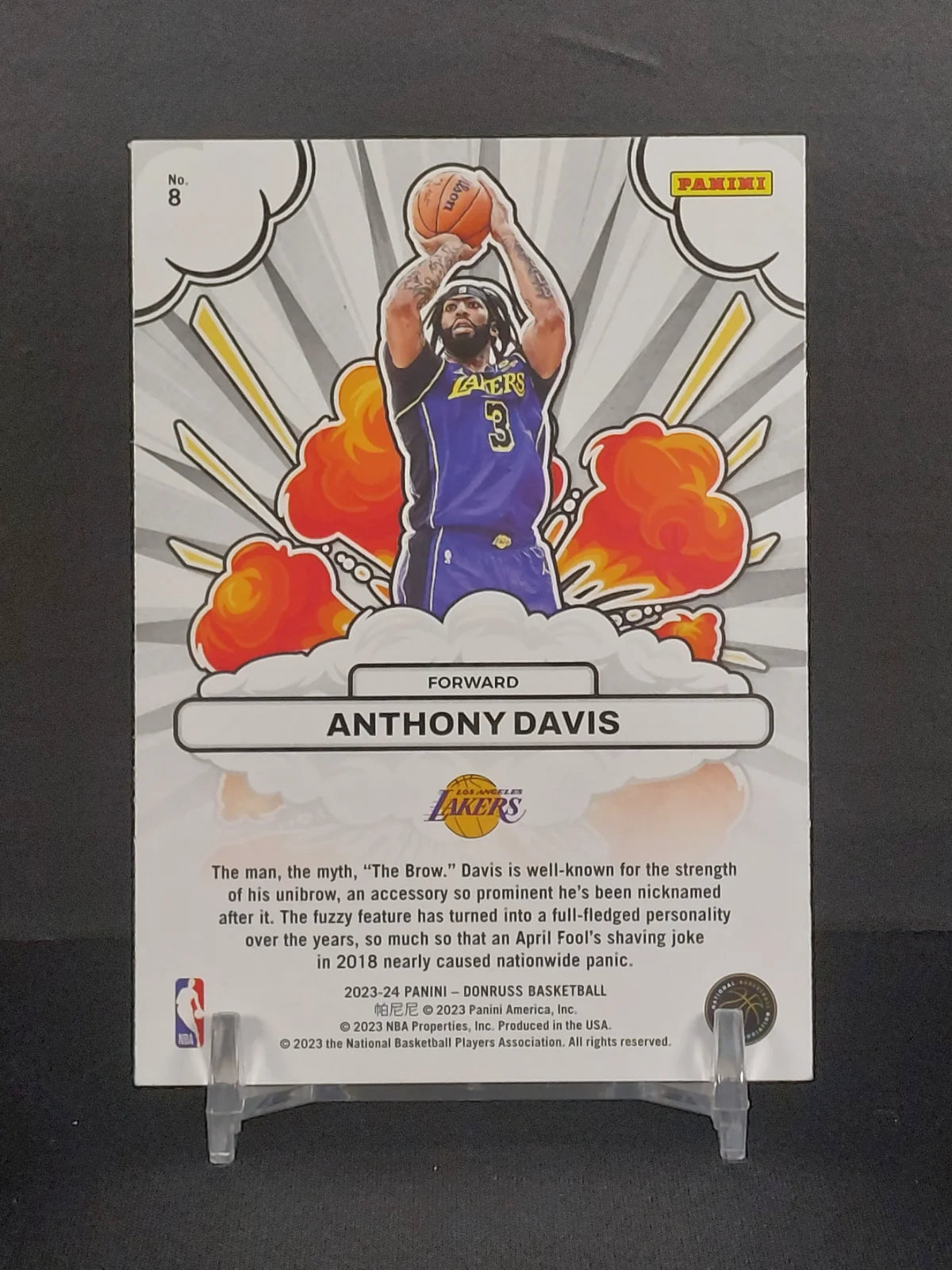 ANTHONY DAVIS #8 - 2023-24 Panini Donruss Basketball, Bomb Squad
