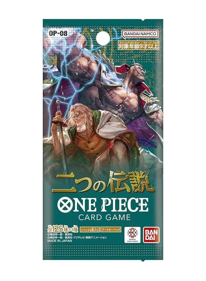 One Piece Card Game OP08 1Pack Japanese Version Booster Pack (6 Cards per Pack)