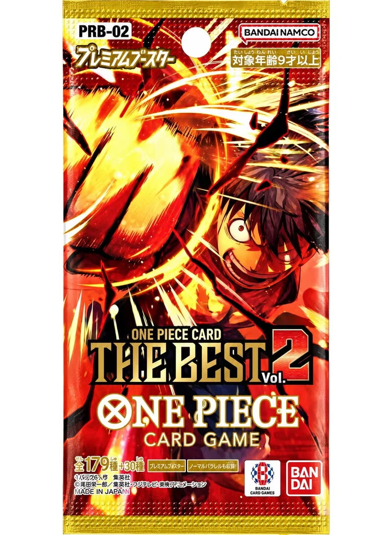 One Piece Card Game PRB-02 1Pack The Best Vol.2 Japanese Premium Booster Pack | 10 Cards
