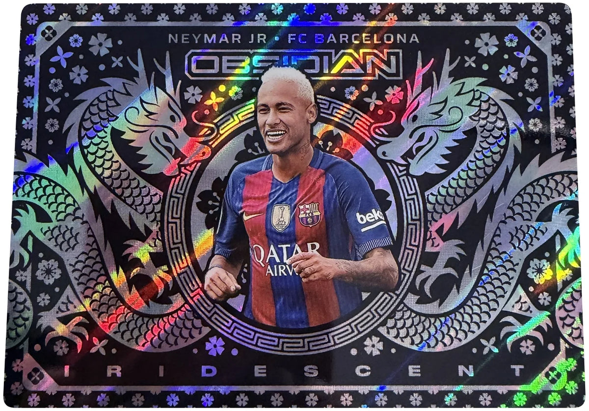 Neymar Jr #14 Iridescent SSP – Obsidian 25/26