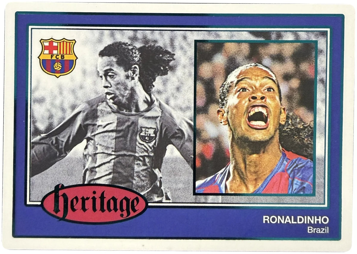 Ronaldinho Heritage Famous Footballers 51/75 – Futera Barcelona 25/26