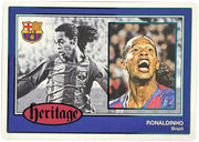 Ronaldinho Heritage Famous Footballers 51/75 – Futera Barcelona 25/26