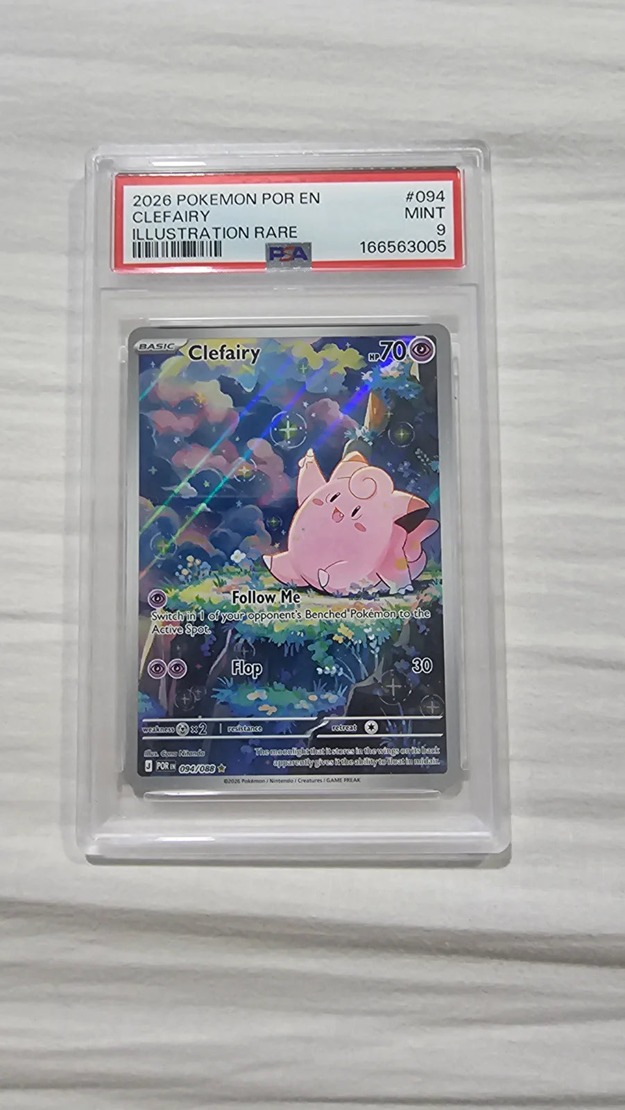 Clefairy 094/088 (Perfect Order) — PSA 9